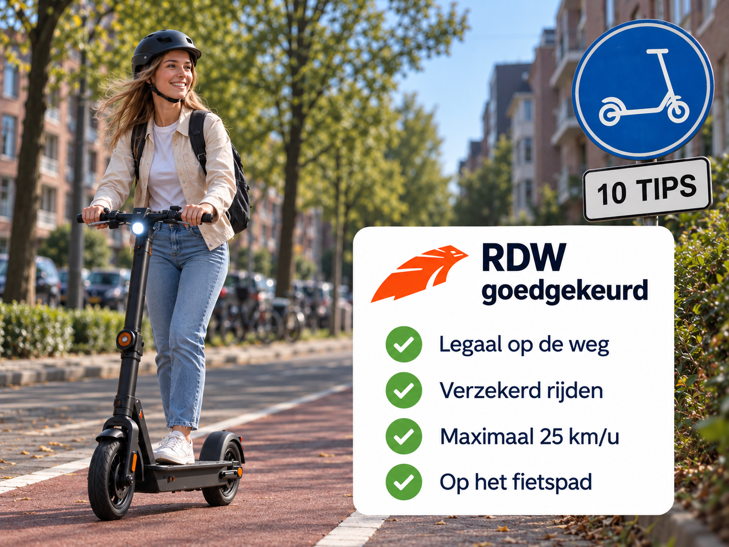 Veilig rijden op je RDW goedgekeurde e-step: 10 praktische tips