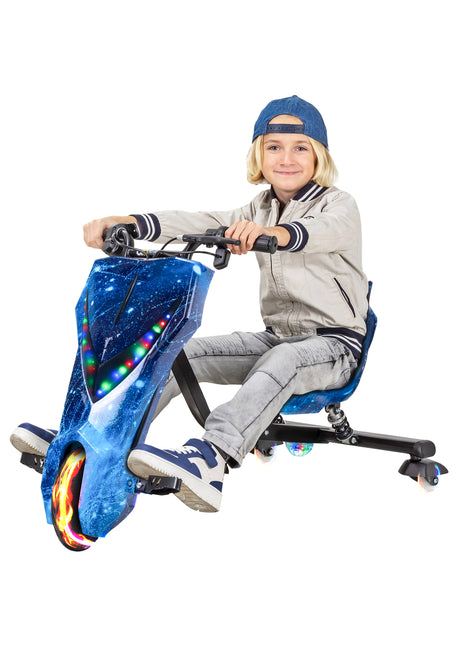 Play-on  Drift trike galaxy blauw