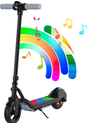 Stay-on T65 elektrische kinderstep zwart