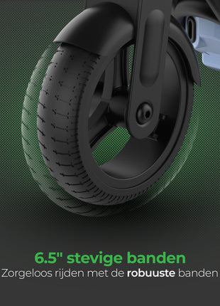 Stay-on T65 elektrische kinderstep zwart