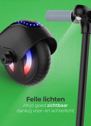 Stay-on T65 elektrische kinderstep zwart