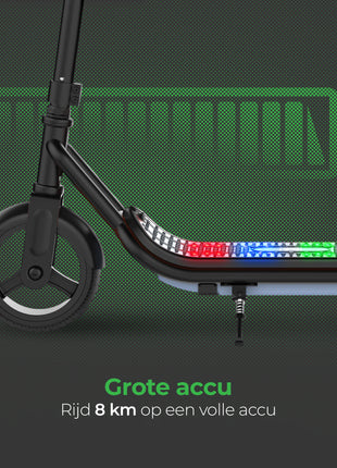 Stay-on T65 elektrische kinderstep zwart