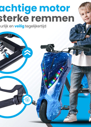 Drift trike galaxy blauw