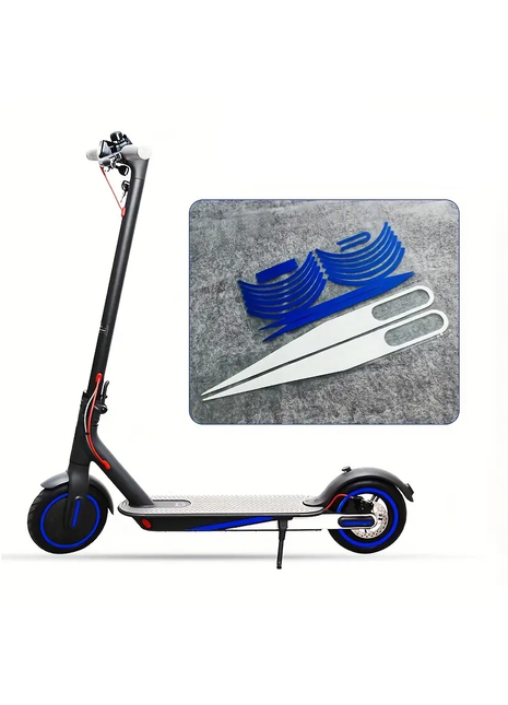 E-step Sticker set Blauw