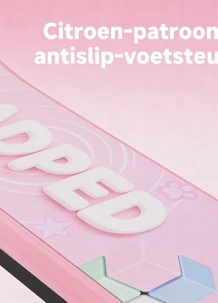 Stay-on LP-65 Roze elektrische kinderstep