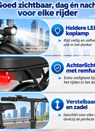 Stay-on Sport Elektrische Vouwfiets