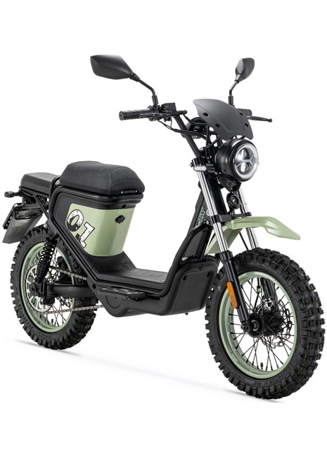 AGM Goccia G01TX Rood Elektrische Brommer Groen